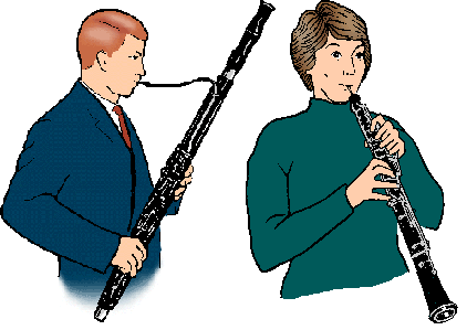 Oboe and Bassoon Players