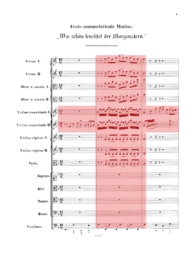 Cross in in the music